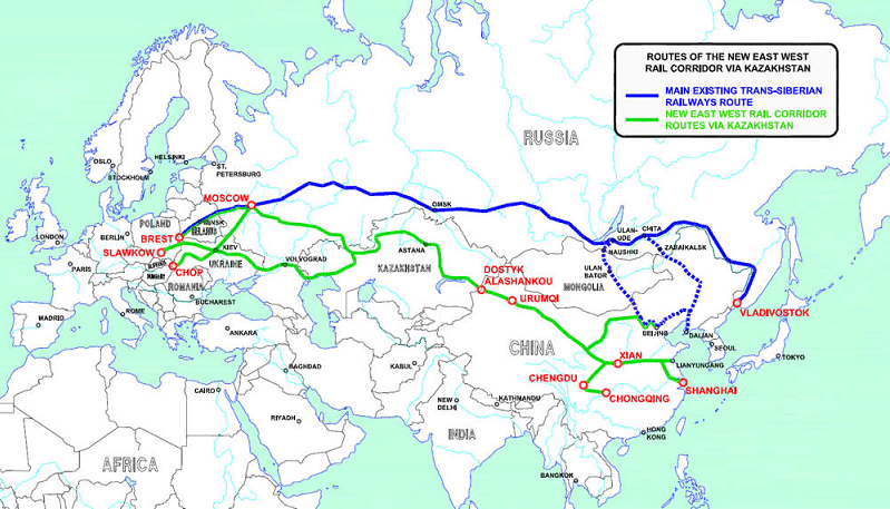перевозки по новому Шёлковому пути